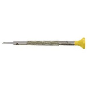 画像: 単品ステンレスドライバー　イエロー　0.8ｍｍ＋刃先2本